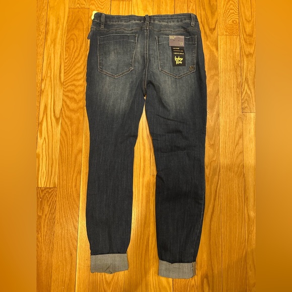 Indigo Rein Midnight Blue Distressed Skinny Jeans - Picture 5 of 6